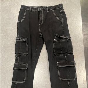 Men's Black Cargo Pants